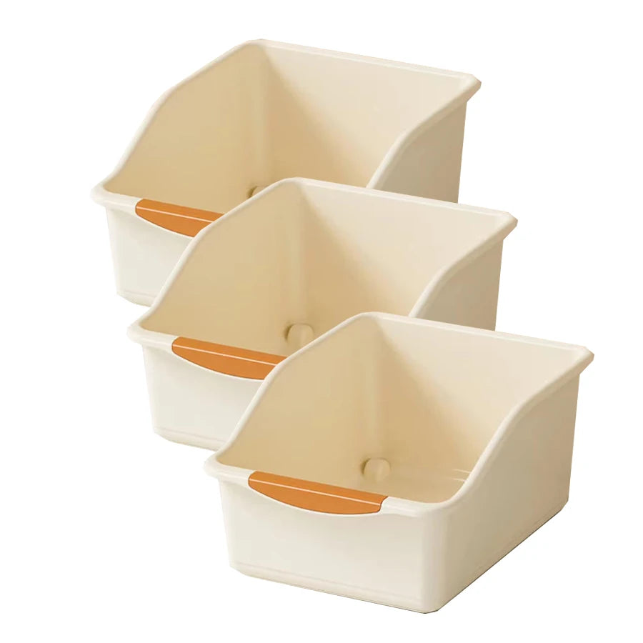Under Sink Organizer with Wheels – Set of 2/3 Pull-Out Storage Baskets