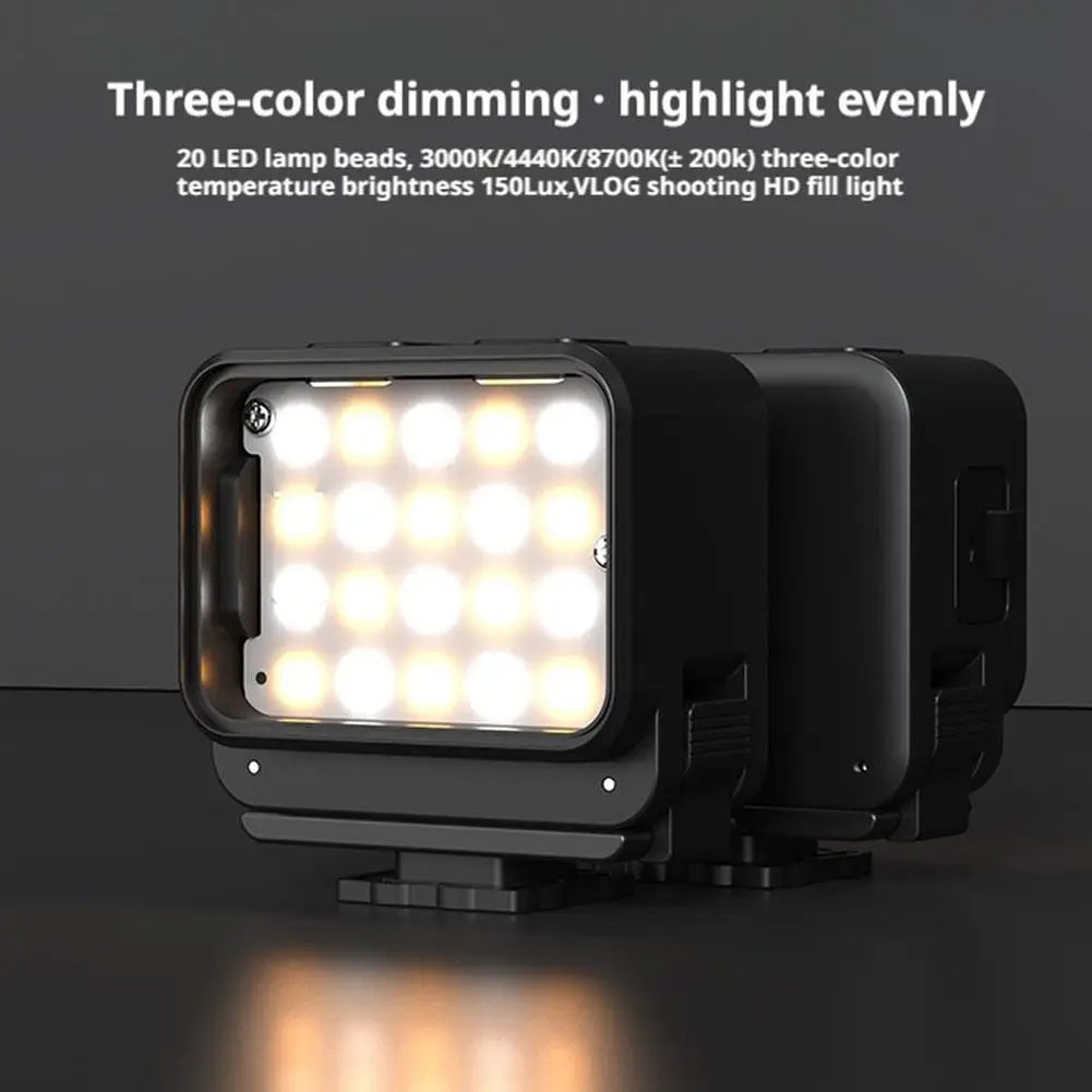 Magnetic Mini LED Fill Light for DJI Action 5 Pro & OSMO Pocket 3