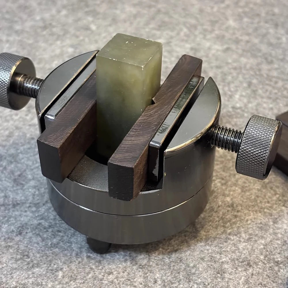 360° Rotating Bench Clamp for Seal, Wood & Stone Carving