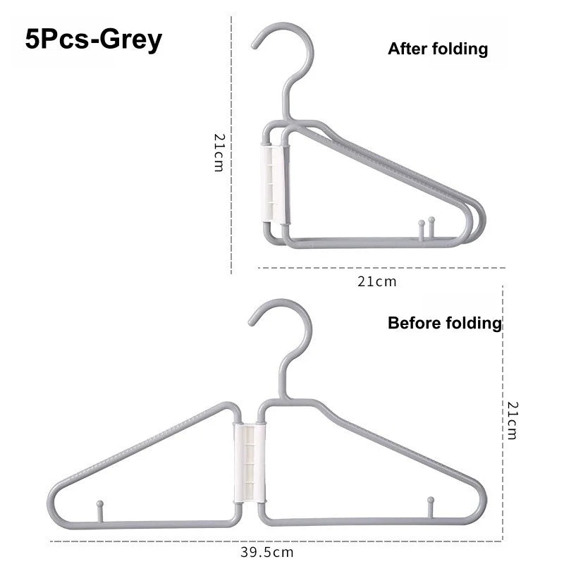 Foldable Travel Clothes Hangers – Lightweight & Space Saving