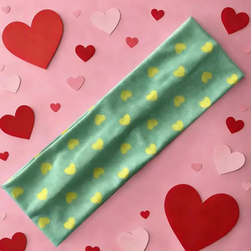 Love Print Hair Band – Korean Sports & Yoga Headband for Girls