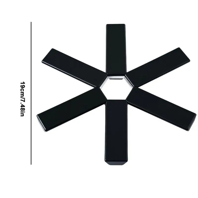 Foldable Expandable Trivet & Heat Insulation Mat | Non-Slip, Hanging Hole – Pot Pad & Placemat