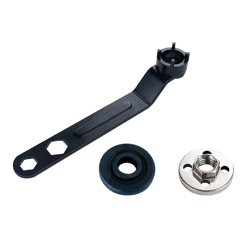 Angle Grinder Wrench 4-Claw Lock Nut Flange Spanner Tool