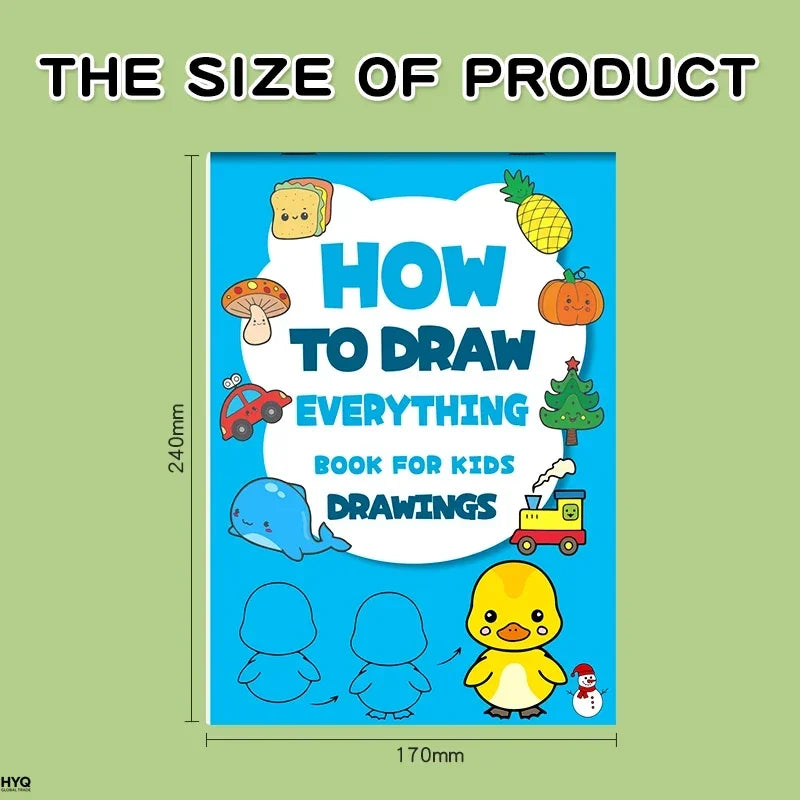 Art Learning Book Kids How Draw Everything Simple Steps Boost