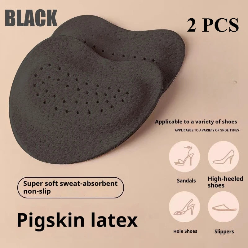 Anti-Slip Sweat-Absorbent Forefoot Pads for Heels & Sandals