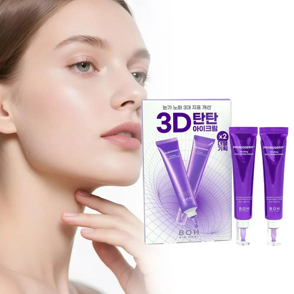 K-Beauty Probiotic Anti-Wrinkle Lifting Eye Cream 2×25ml