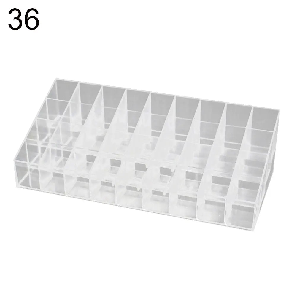 36/40 Grid Clear Acrylic Makeup & Jewelry Organizer Stand