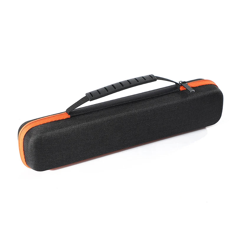 Hair Straightener Storage Bag Curling Iron Container EVA Handbag Curling Clip Carry Travel Case Waterproof And Anti-fall Peaceful Pleasures Health and Wellness Orange