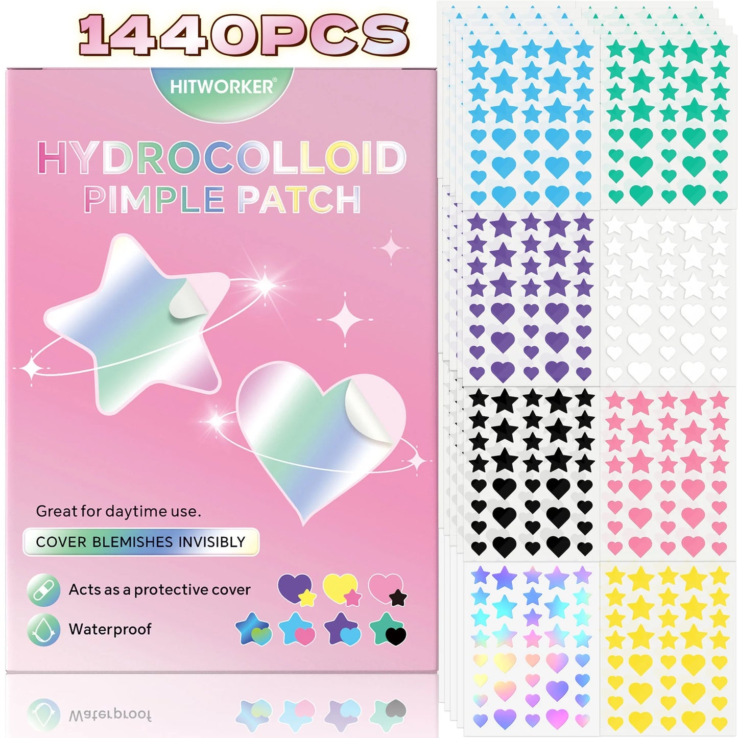 Hydrocolloid Acne Patches – Invisible & Waterproof | All Skin Types