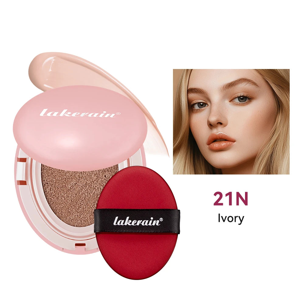 Lakerain Super Fit Cushion Foundation – Waterproof & Brightening Cushion Foundation Peaceful Pleasures Health and Wellness 21N
