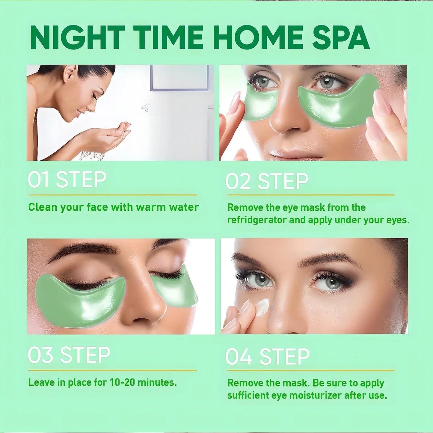 Seaweed Collagen Eye Mask 60 Pcs – Dark Circles & Fine Lines