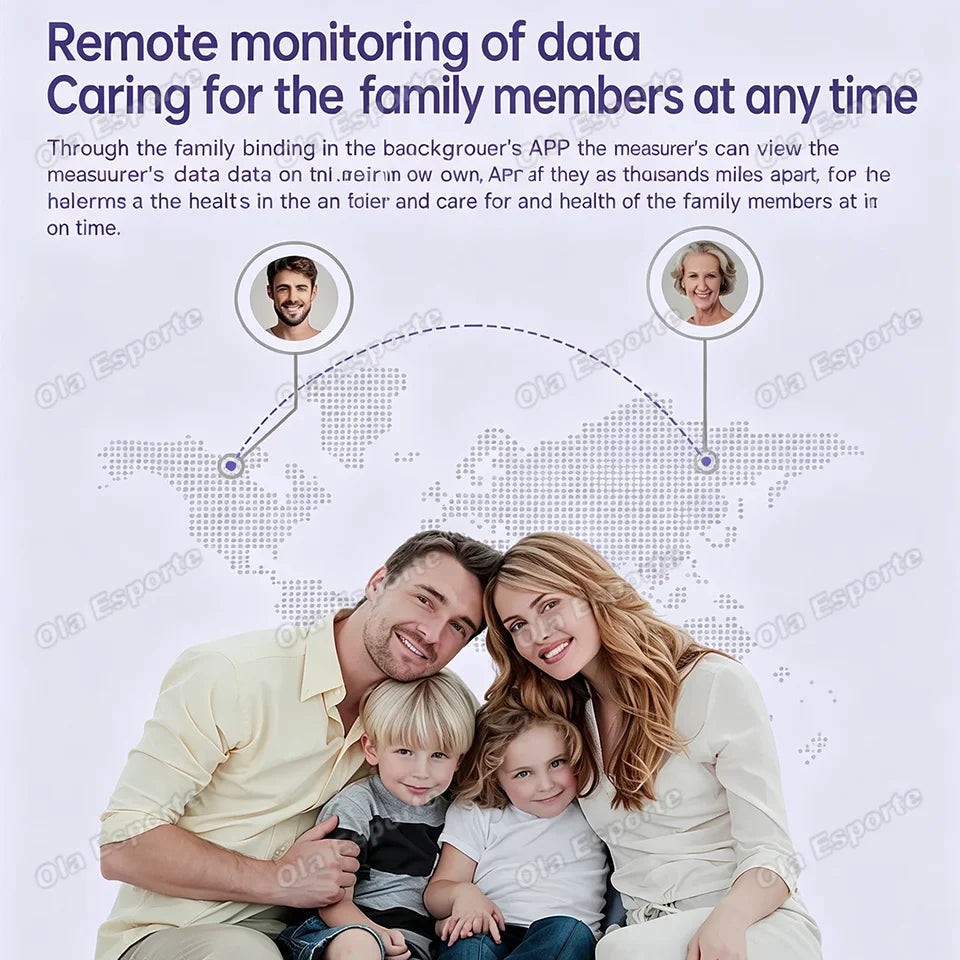 AI ECG Smart Ring – Heart Rate, BP, SpO2 & Sleep Monitor