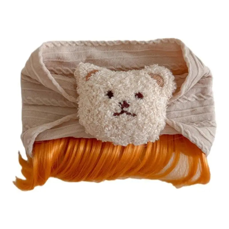 Baby Girl Bear Bangs Headband | Cute Toddler Hairband Ages 1–3