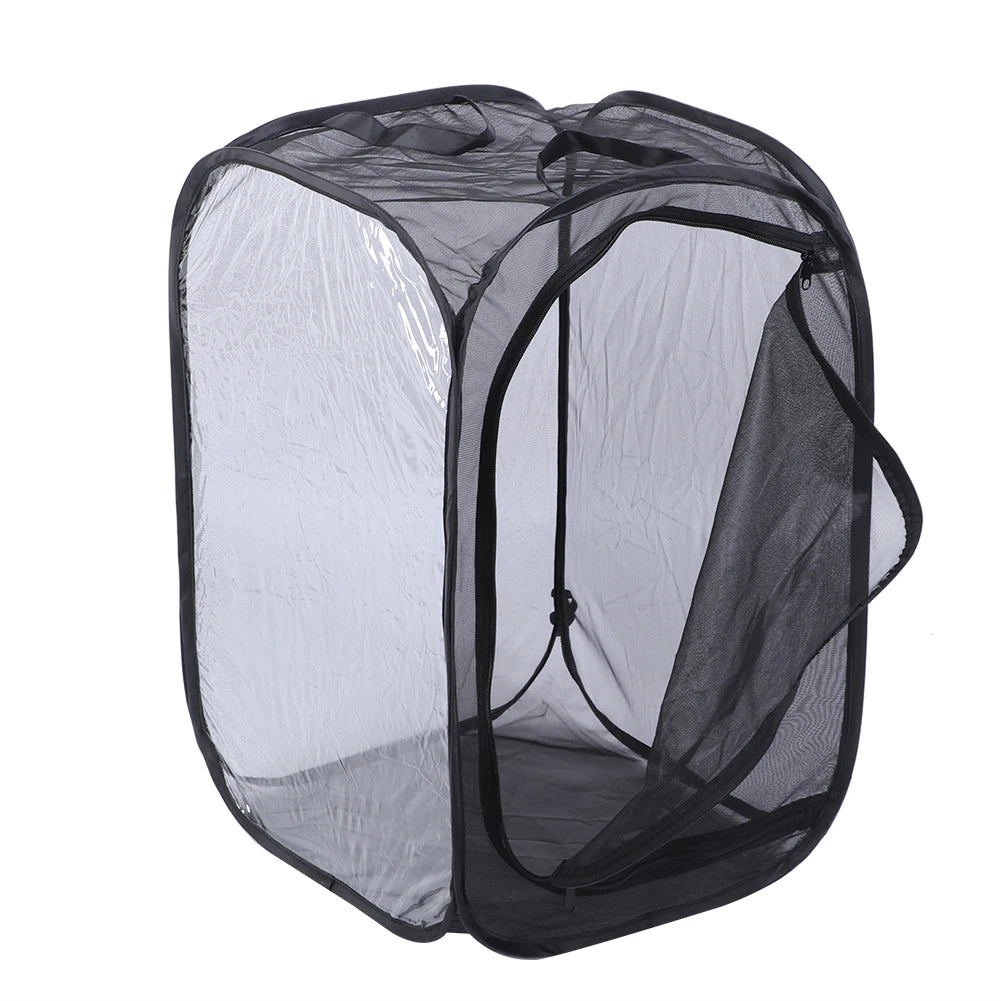 Black Collapsible Foldable Ventilated Insect Light Transmission Mesh