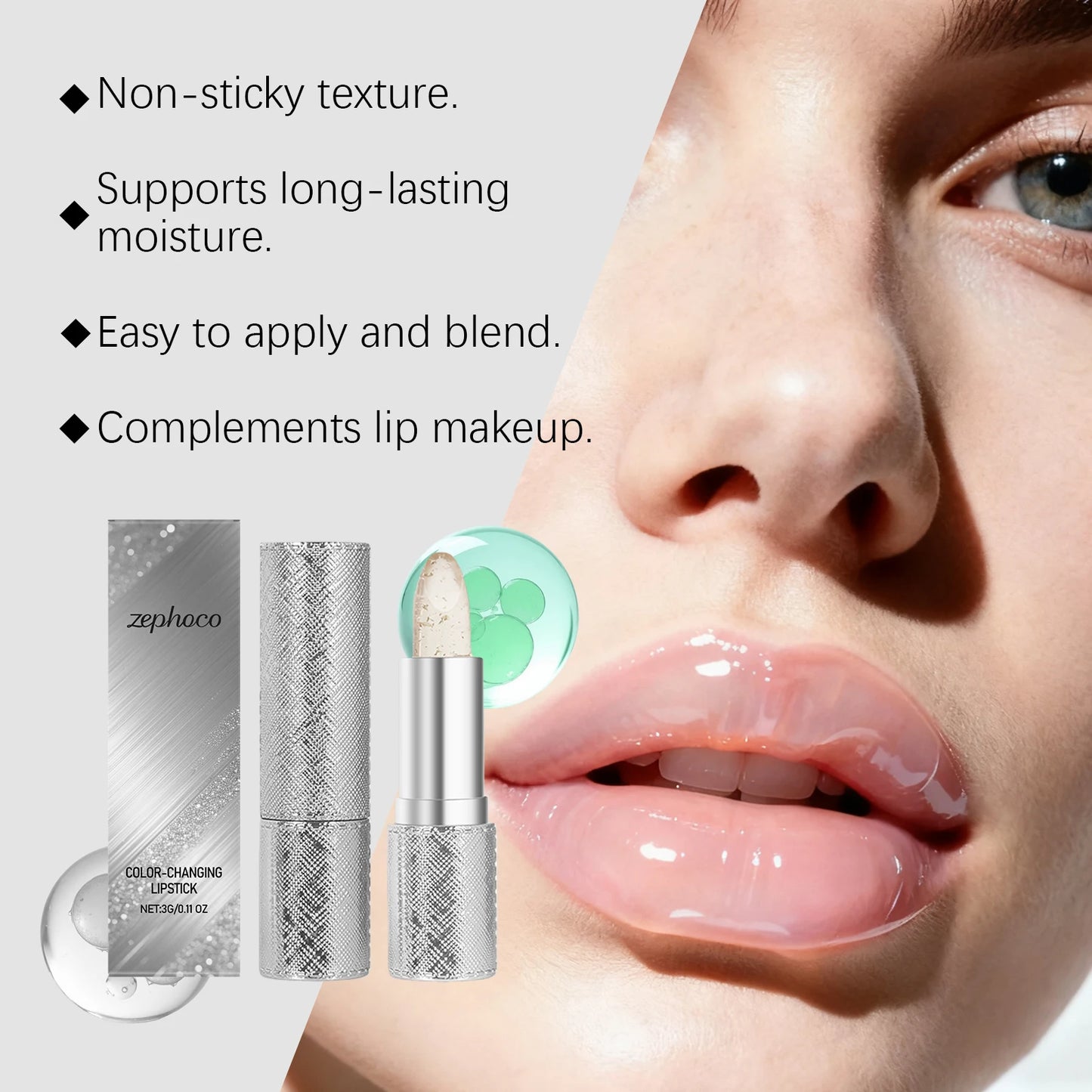 Color-Changing Moisturizing Lipstick | Anti-Crack Lip Balm