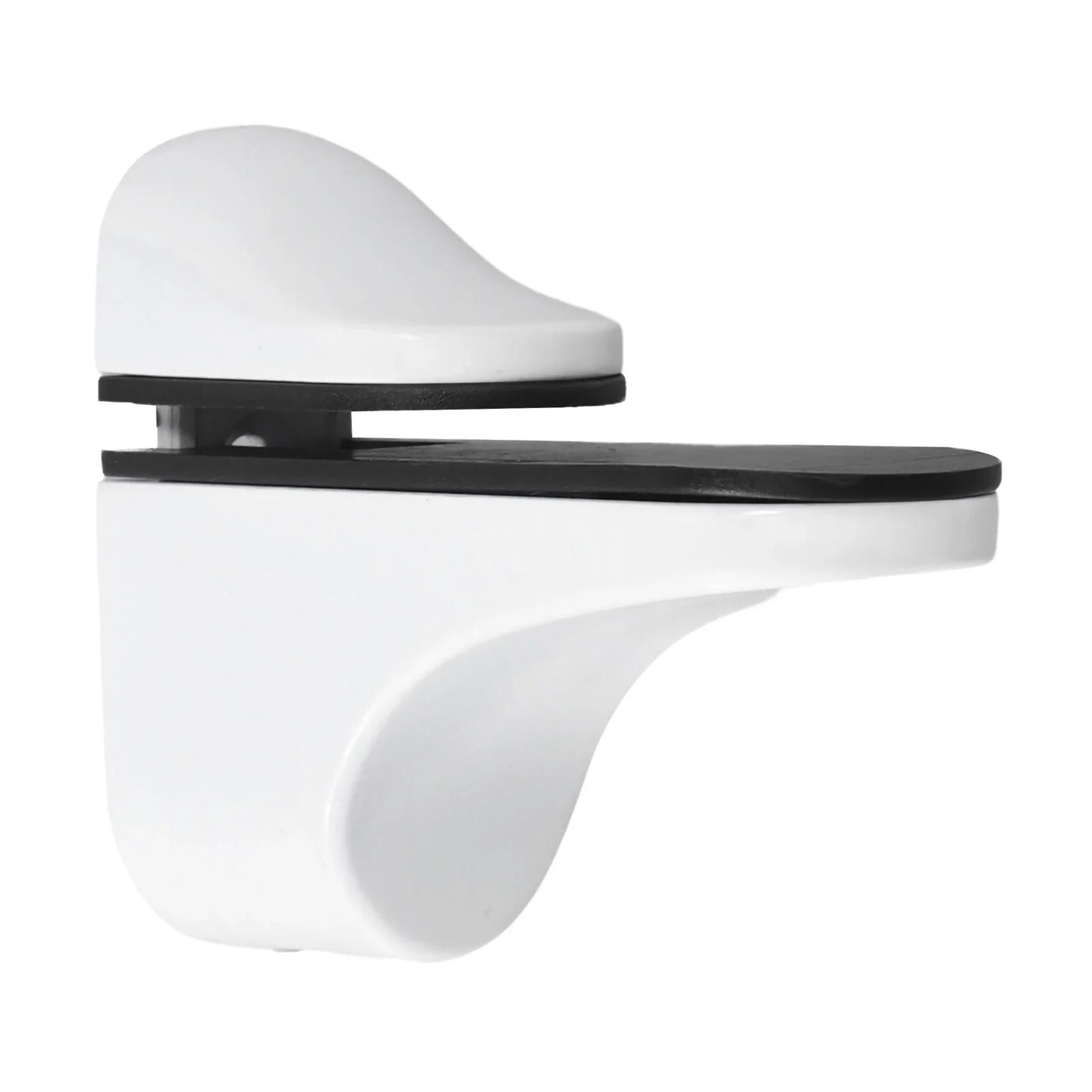 Adjustable Glass Shelf Bracket Clamp | Zinc Alloy Wall Mount