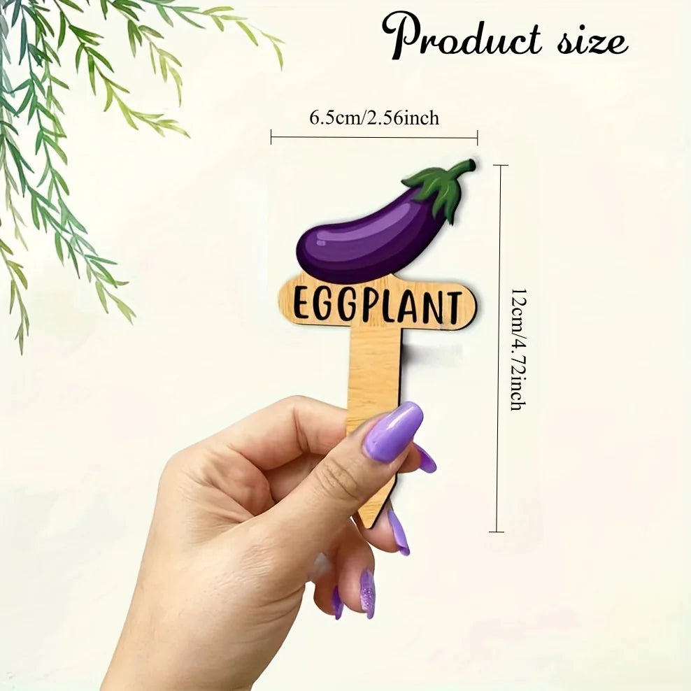 15 Funny Wooden Plant Markers | T-Type Garden Stake Signs