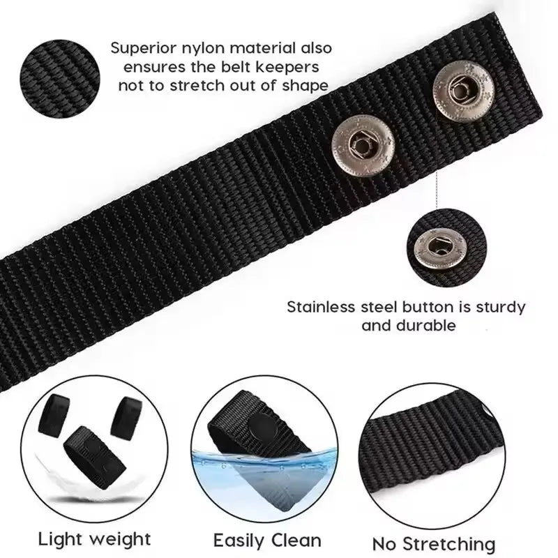 4Pcs Multi Functional Tactical Belt Double Nylon Buckle Portable Belts Accessory Equipment Outdoor Sports Accessory Fixed Buckle Peaceful Pleasures Health and Wellness