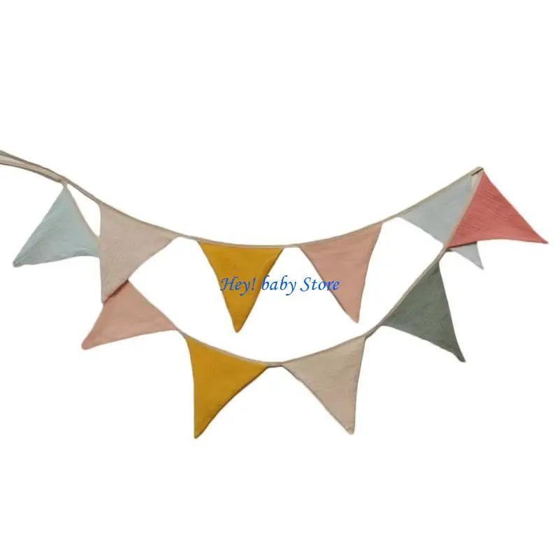 Baby Photography Bunting Flags | Cotton Newborn Photo Props