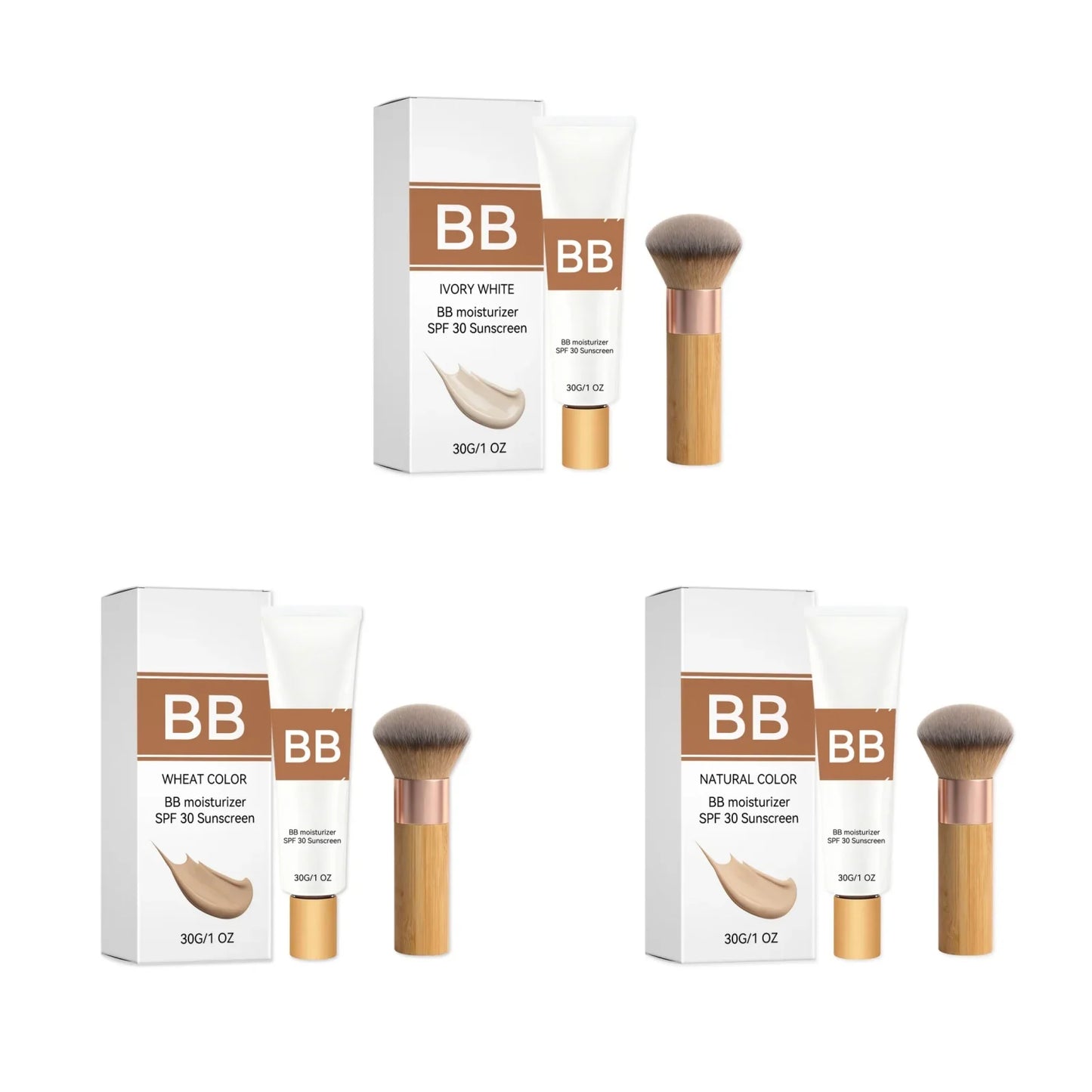 SPF 30 PA+++ BB Cream Sunscreen – Concealer & Foundation Kit
