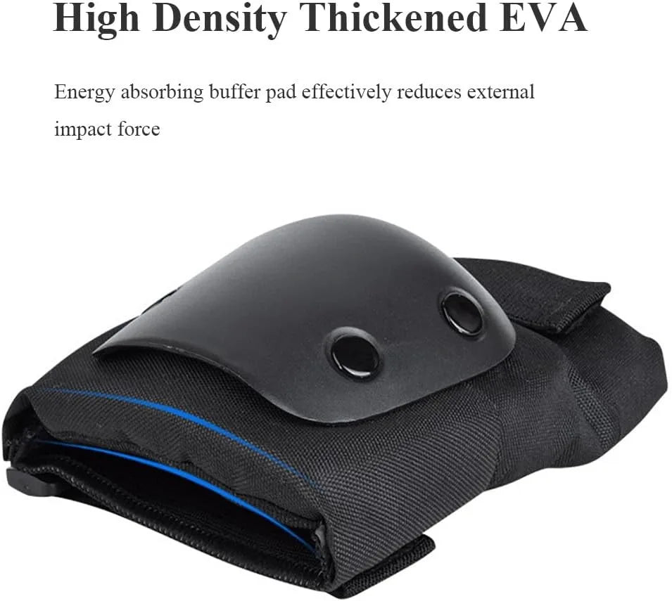 Knee Pads Elbow Pads Wrist Guards for Adult Youth 6 in 1 Protective Gear Set for Skateboarding Biking Roller Skating Cycling Out Peaceful Pleasures Health and Wellness