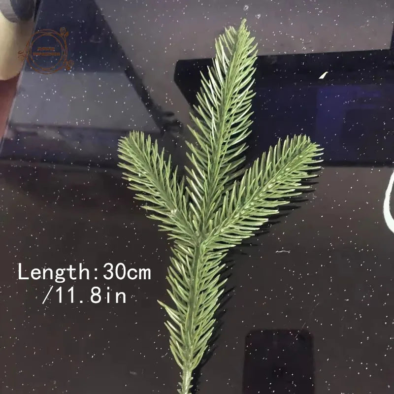Artificial Pine Branches Christmas Garland Wreath Decor 10/25PCS
