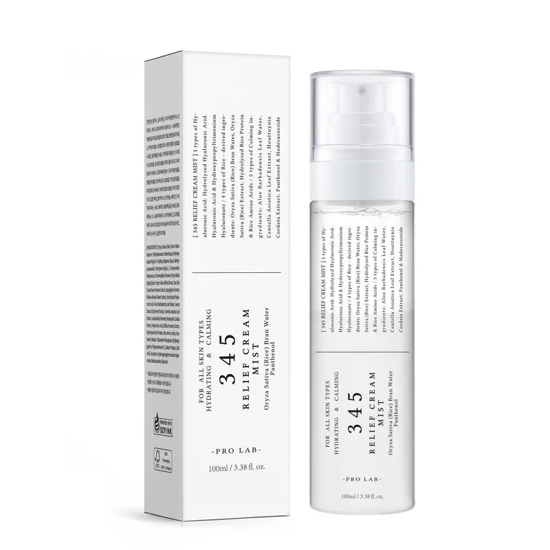 Brand 345 Face Cream Korean Skincare Skin-softening Moisturize FaceCream Gentle Repairing Suitable For Sensitive Skin Face Cream Peaceful Pleasures Health and Wellness toner 100ml