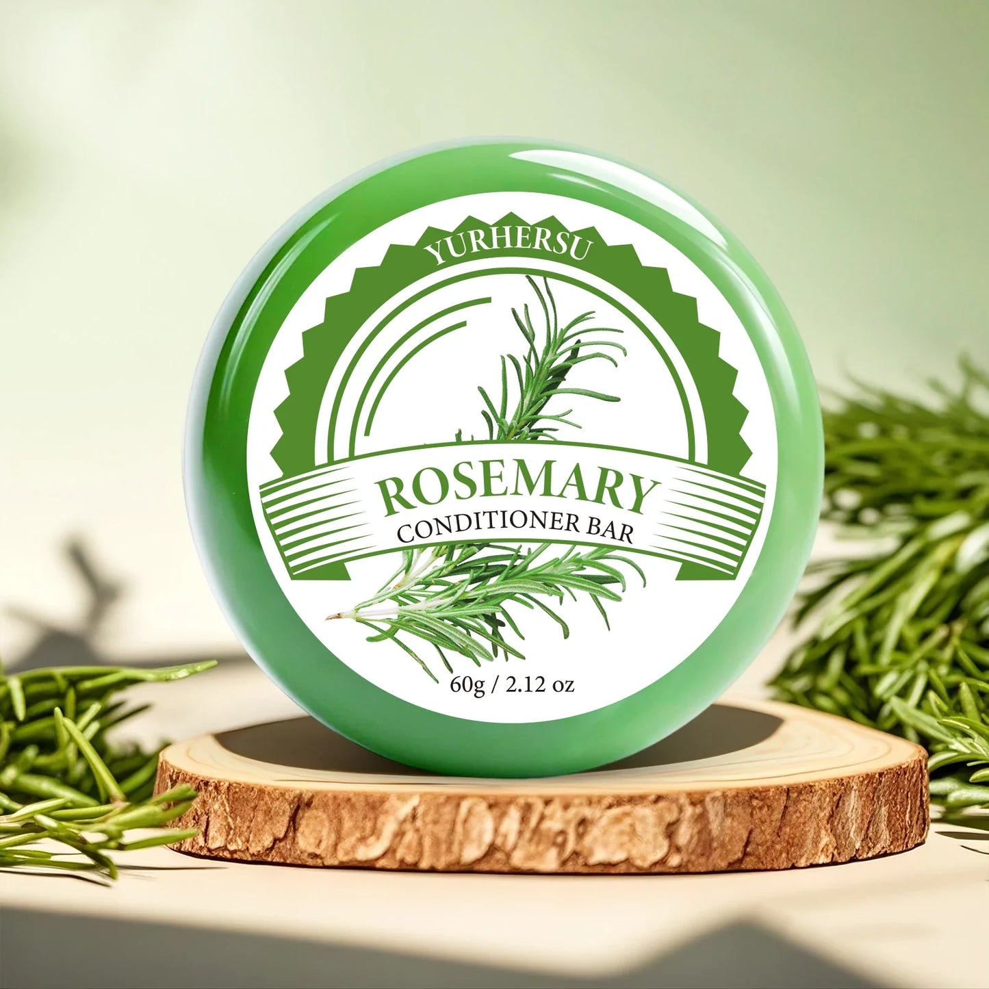 Rosemary Shampoo Bar – Sulfate-Free, Balances Scalp & Volume