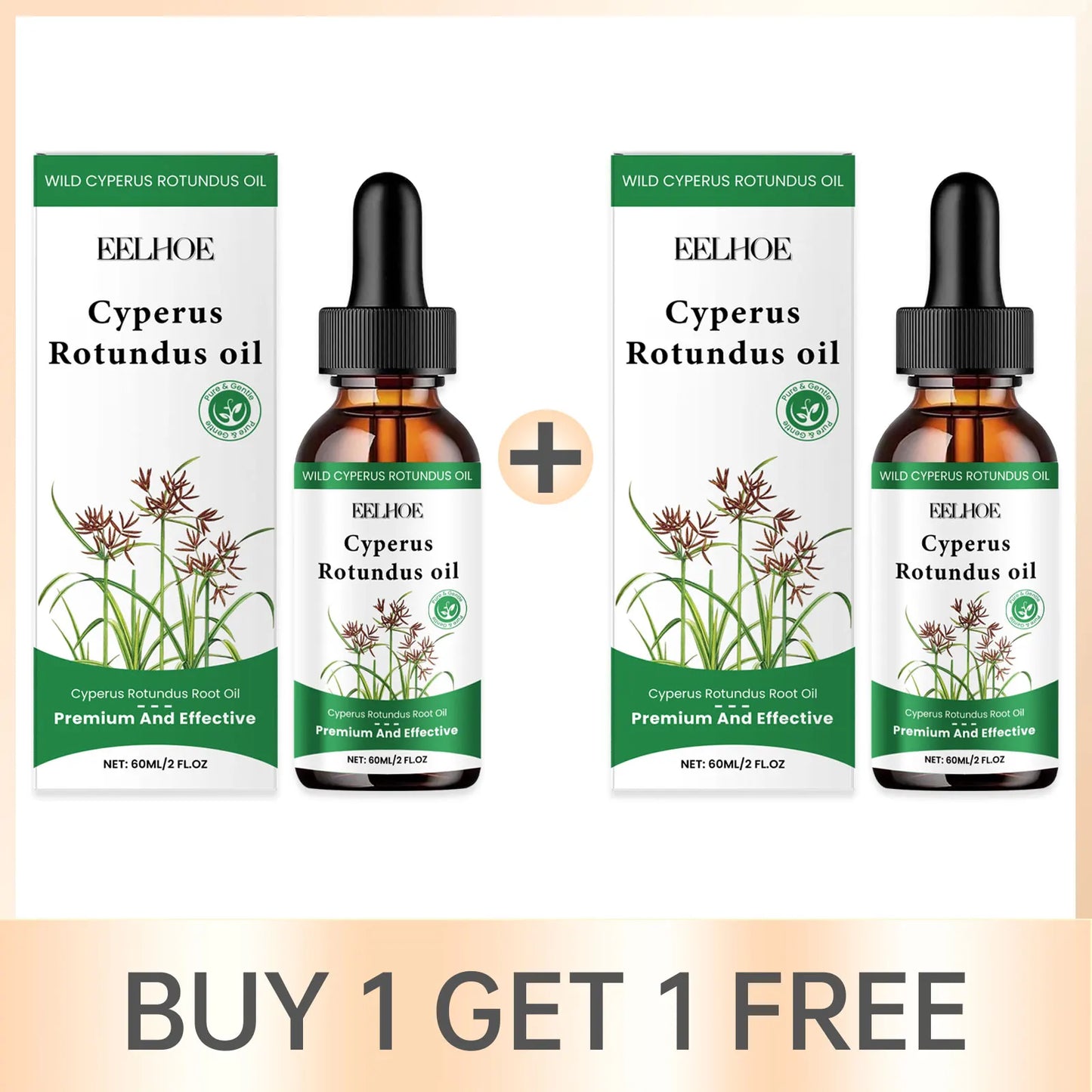 EELHOE Cyperus Rotundus Hair Removal Soothing Oil 60ml