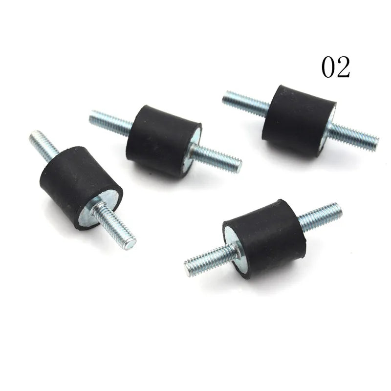4pcs Rubber Anti-Vibration Mounts M4 M5 M6 M8 Silent Blocks