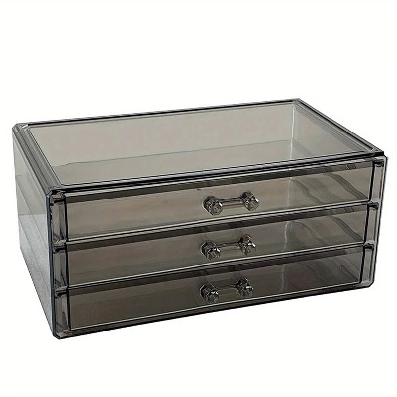 Clear Acrylic Multi-Drawer Organizer – Desk & Countertop