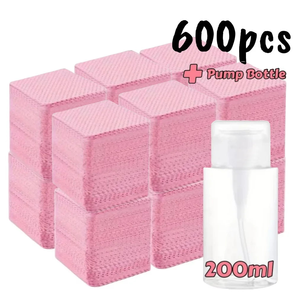 Lint-Free Nail Wipes | Gel Cleansing Polish Remover Pads