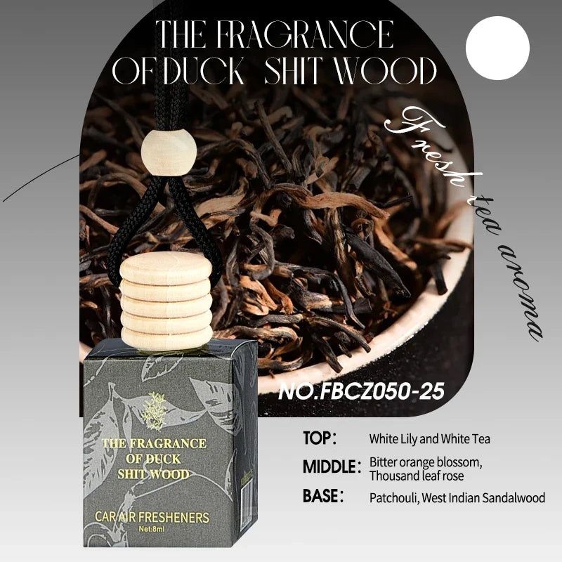 FORMBO Tea Car Air Freshener – Alcohol-Free Hanging Diffuser