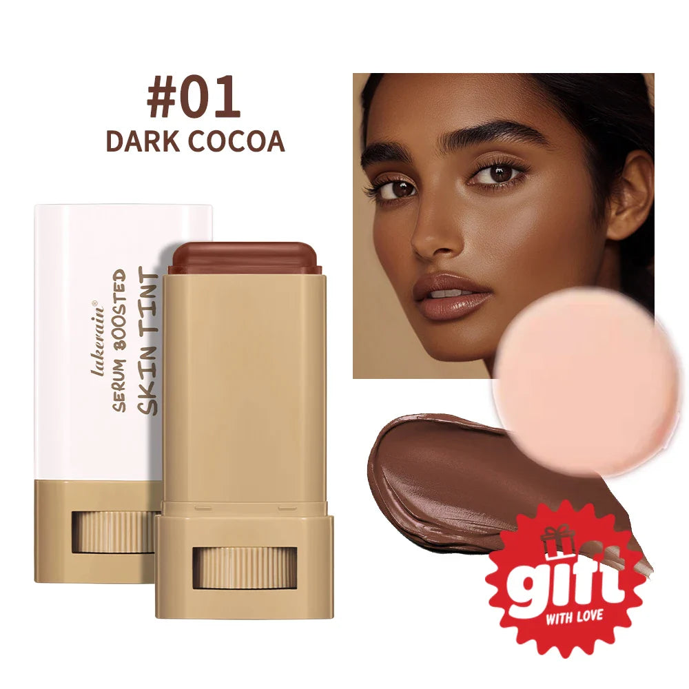 Lakerain Waterproof Skin Tint Stick + Puff | Tinted Serum
