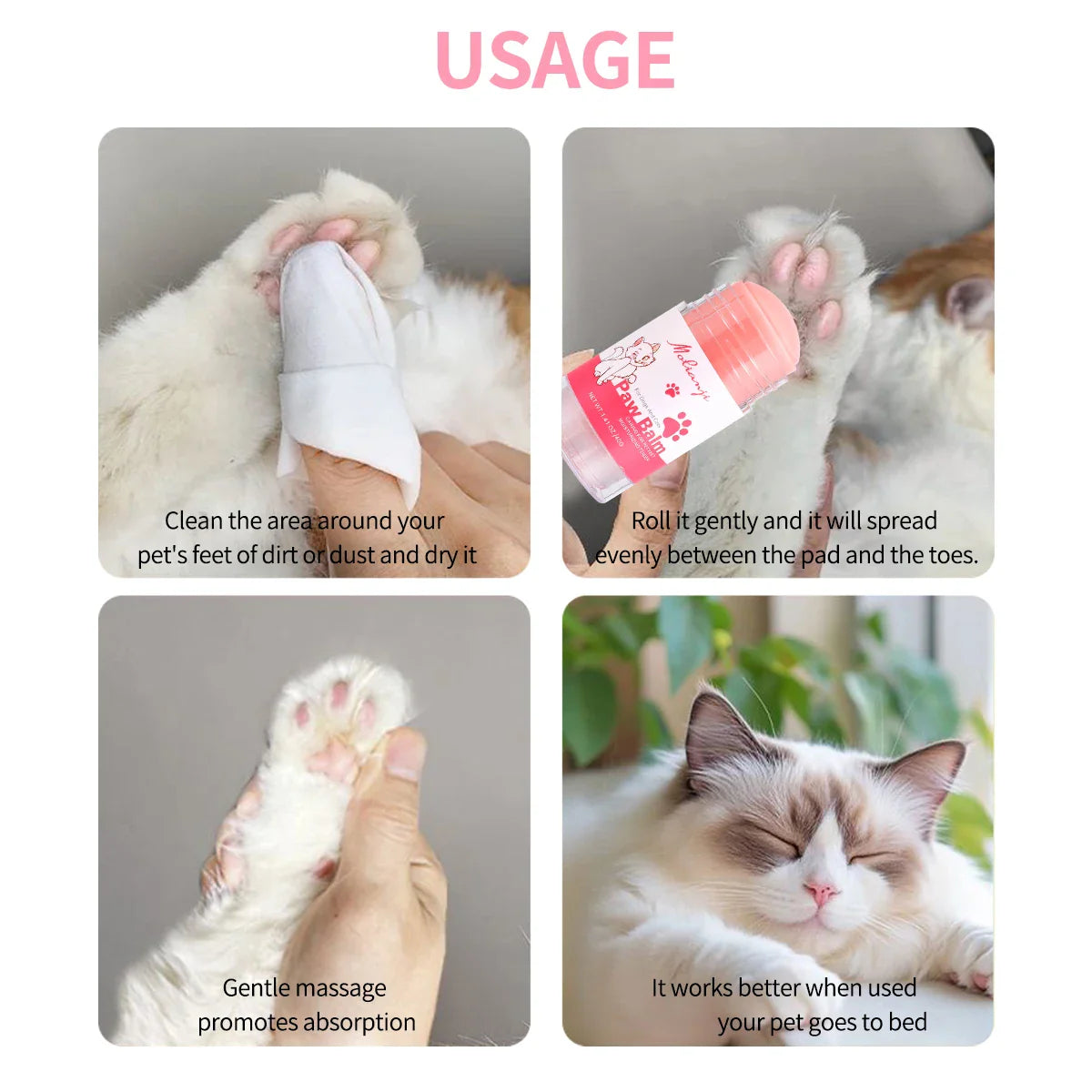 Pet Paw Cream – Deep Moisturizing Claw Care for Cats & Dogs