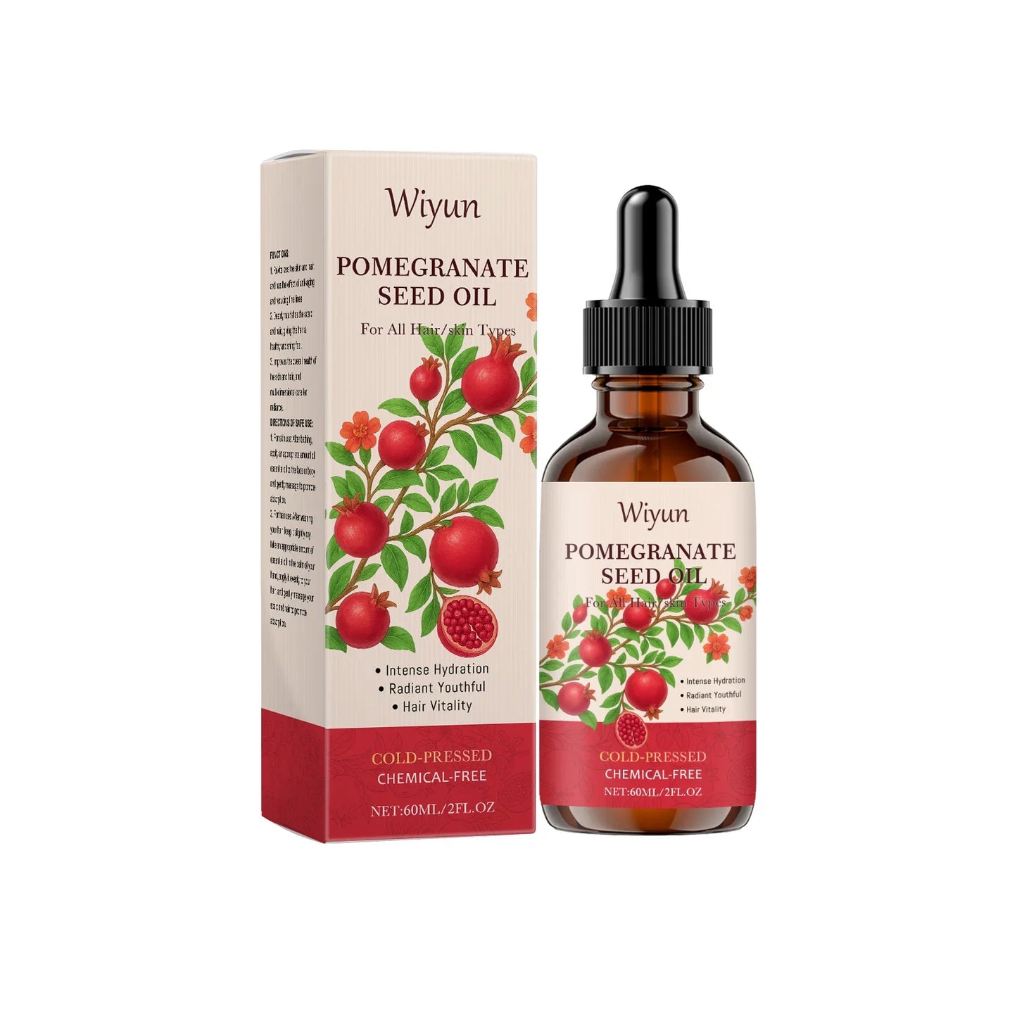 WIYUN Pomegranate Seed Oil – Body & Hair Nourishing Oil