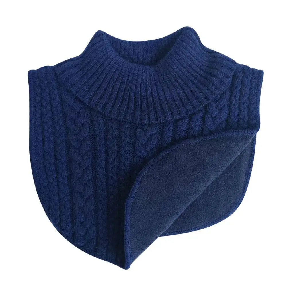 Kids Detachable Knit Neck Warmer | Winter Fake Collar Scarf Kids Neck Warmer Peaceful Pleasures Health and Wellness D