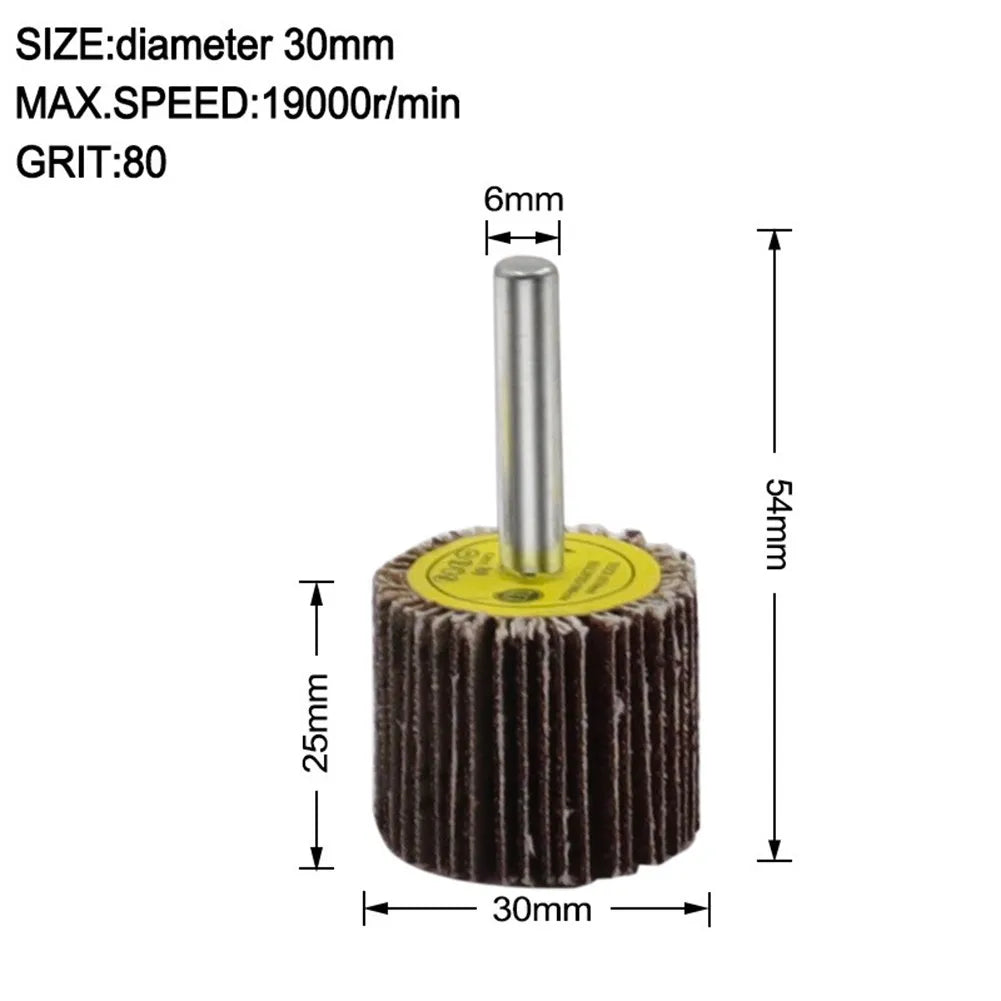 16- 80 Grit Sanding Flap Wheel Disc Abrasive Grinding Dremel