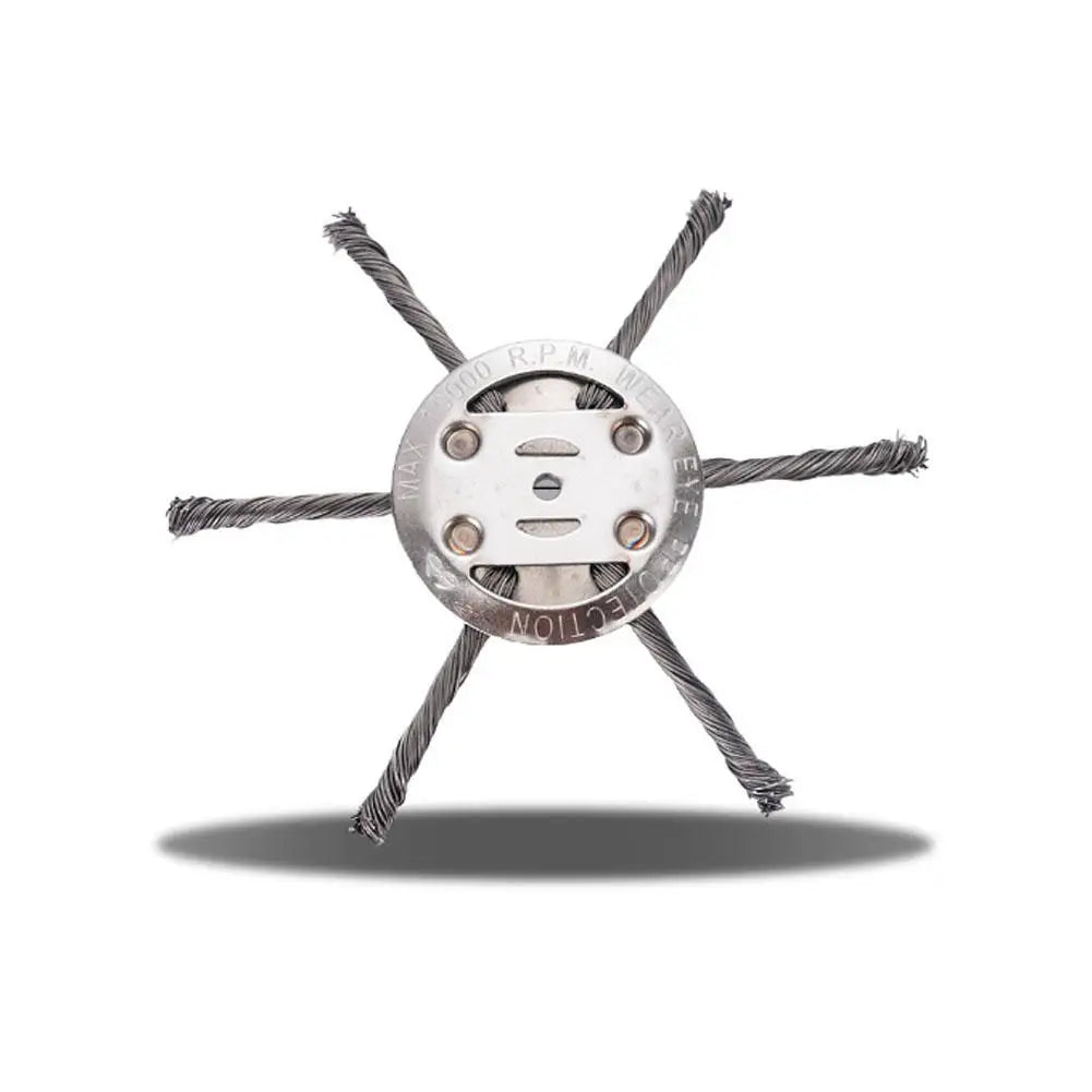 Universal Lawnmower Accessories Lithium Battery 3/6 Blade Grass Cutter Steel Wire Weed Head Disk for Garden Care Peaceful Pleasures Health and Wellness 6 knives