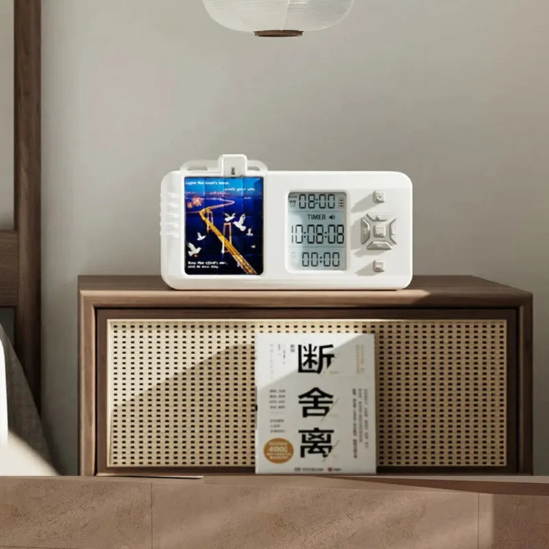 Lockable Phone Lock Box Alarm Clock | LED Timer Storage