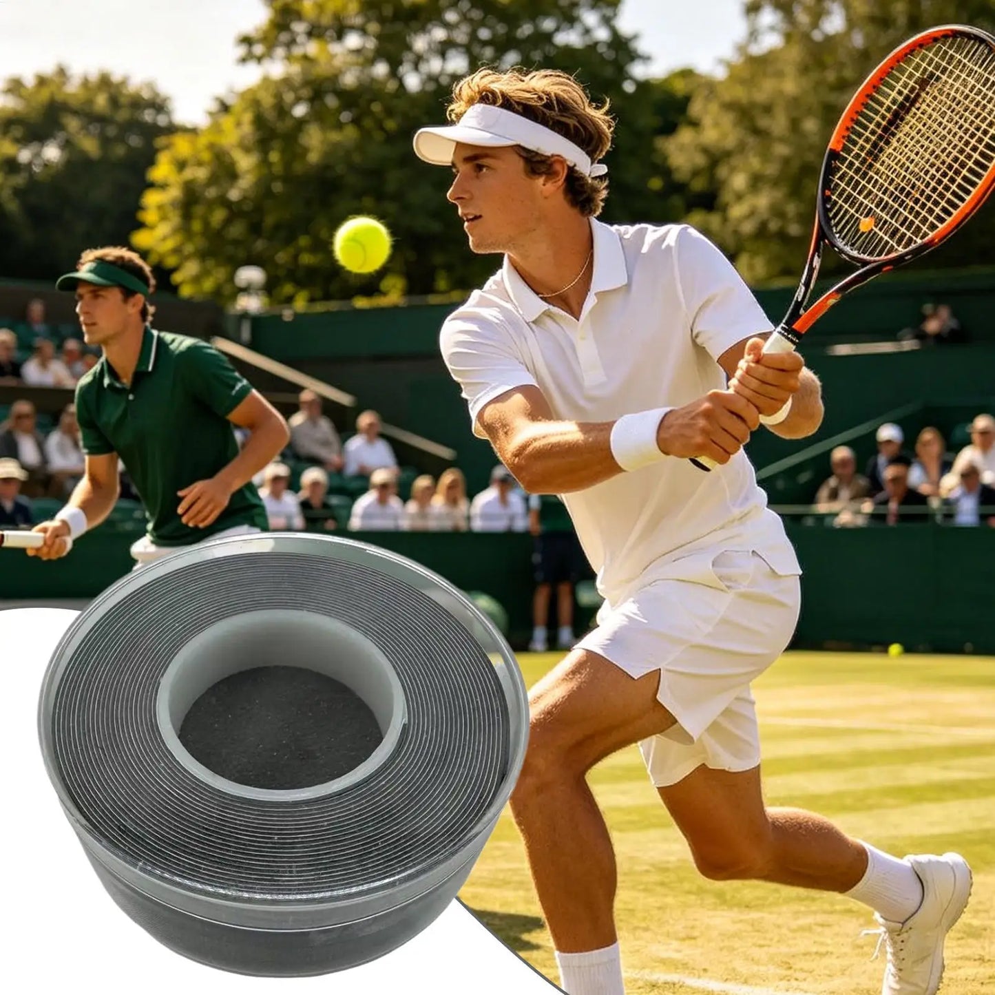 Cuttable Tungsten Adhesive Weighted Tape Racket Balance Sticker for Golf Badminton Tennis Club Weight Adjustment Peaceful Pleasures Health and Wellness