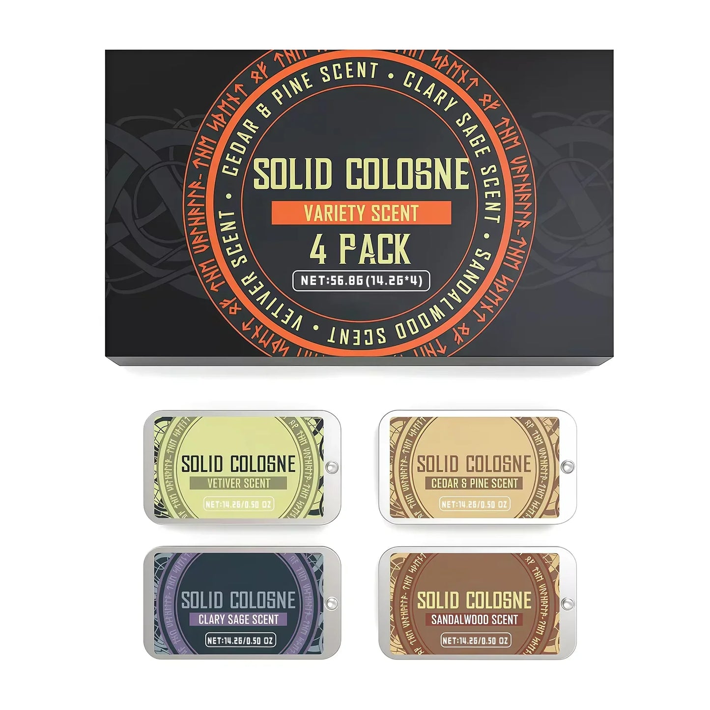 Men's Solid Perfume Balm Set – Fresh & Long-Lasting Scent