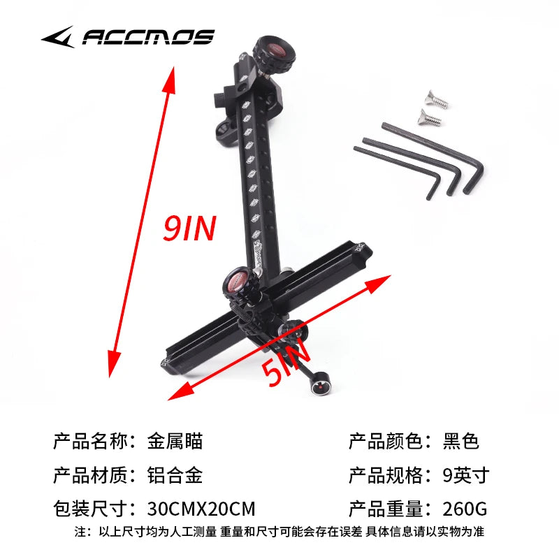 Archery Recurve Bow Sight T Shape Target Aluminum Adjust Shooting