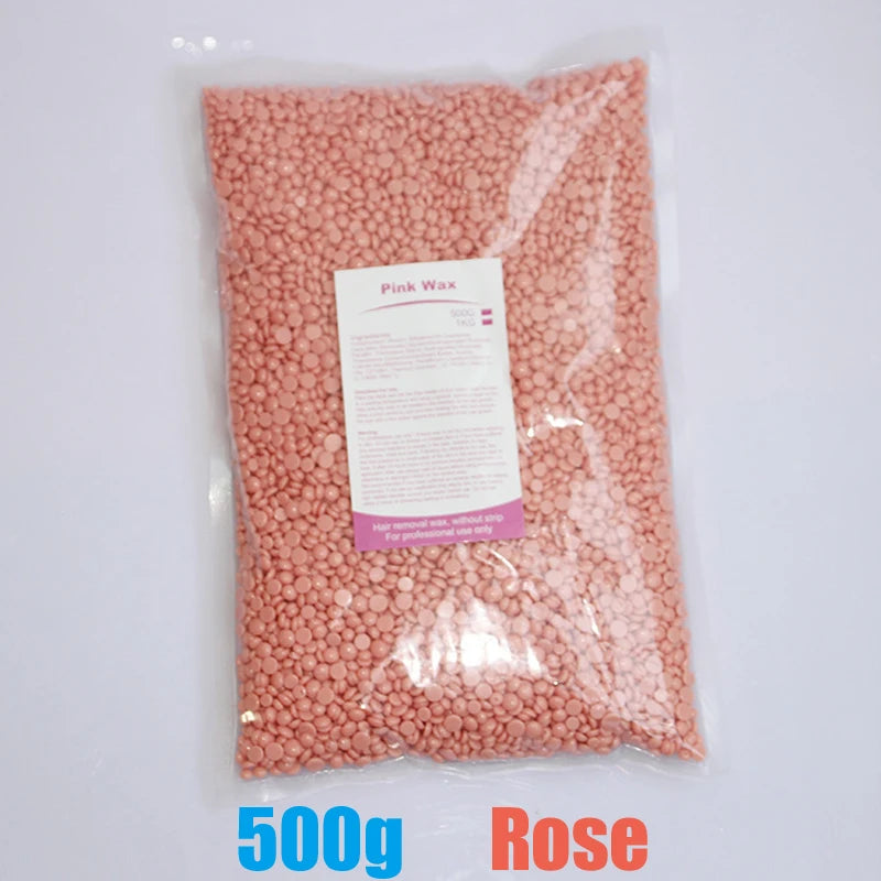 500g Hot Film Wax Beans for Wax Heater – Full Body Hair Removal