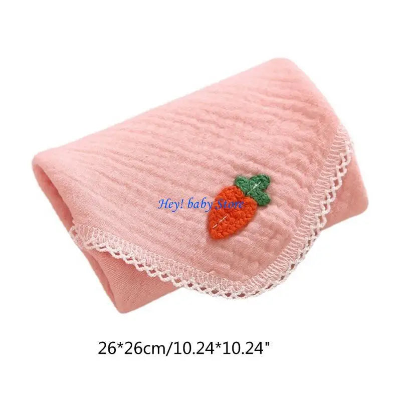 Muslin Baby Burp Cloths | Soft Wash Cloth & Infant Bib