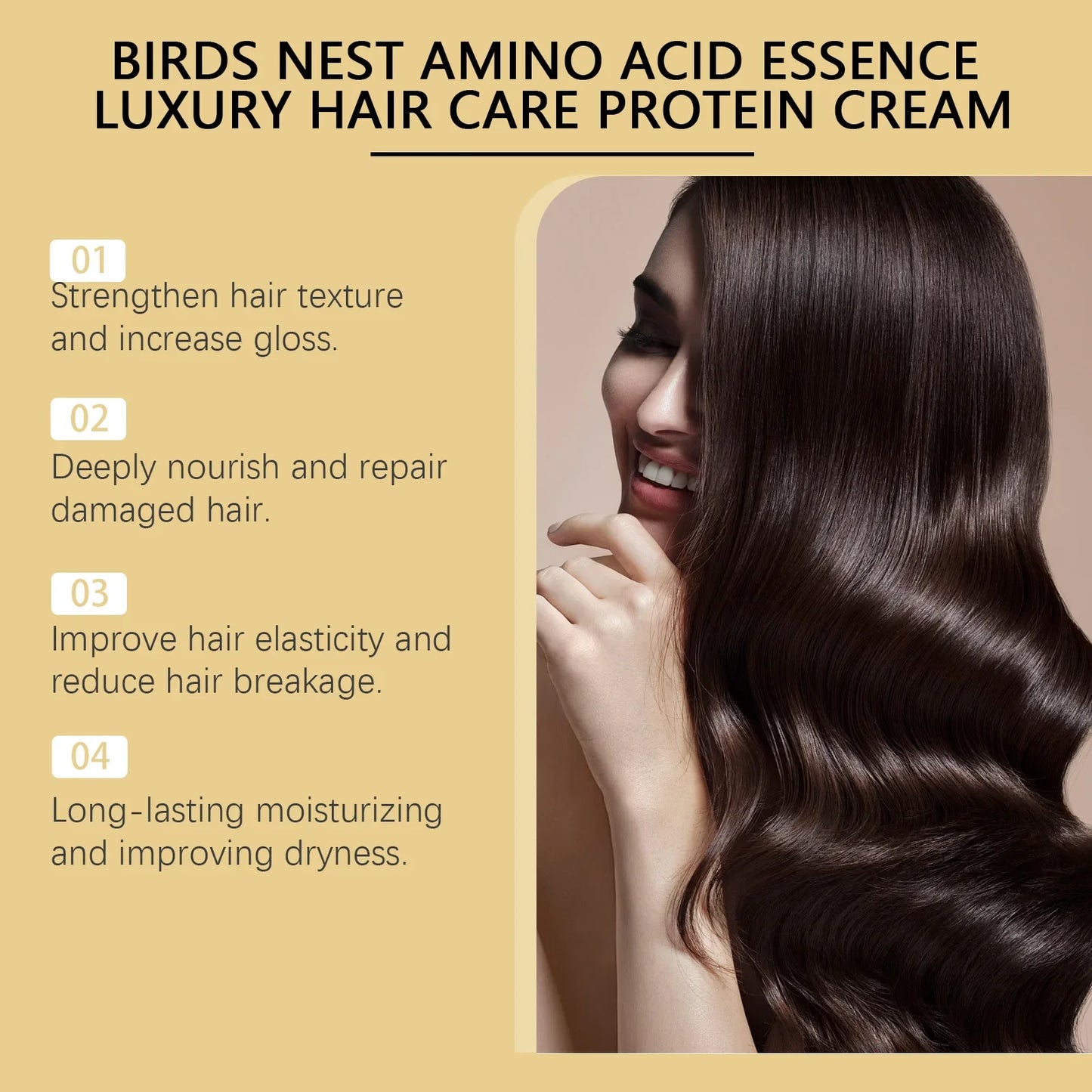 HOEGOA Keratin Hair Mask – Smooth, Nourish & Control Frizz