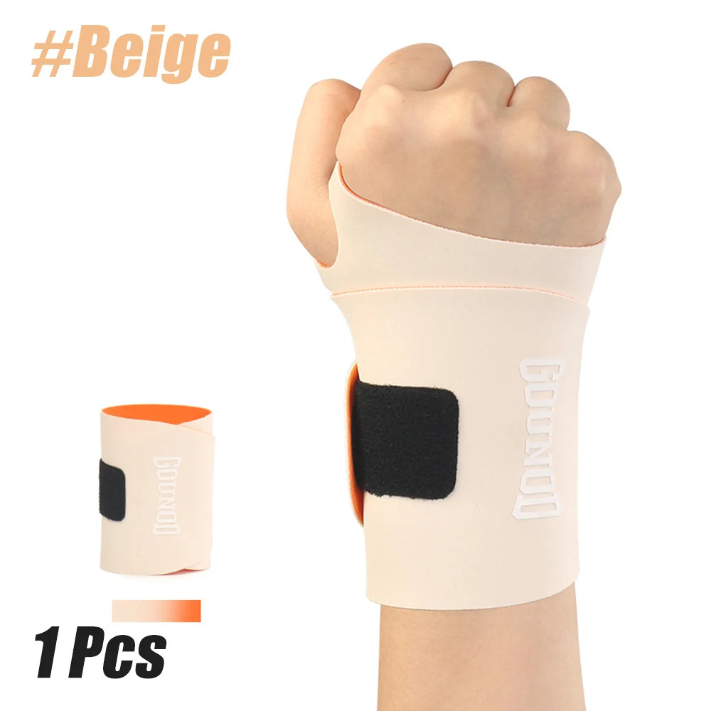 WEFITON Slim Wrist Brace | Carpal Tunnel & TFCC Support Wrist Support Brace Peaceful Pleasures Health and Wellness Beige-1PCS