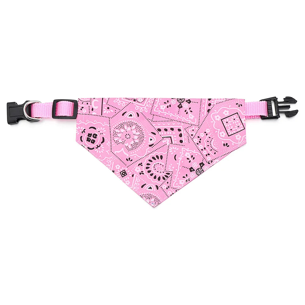 Adjustable Pet Bandana Scarf Collar for Dogs & Cats | S/M/L
