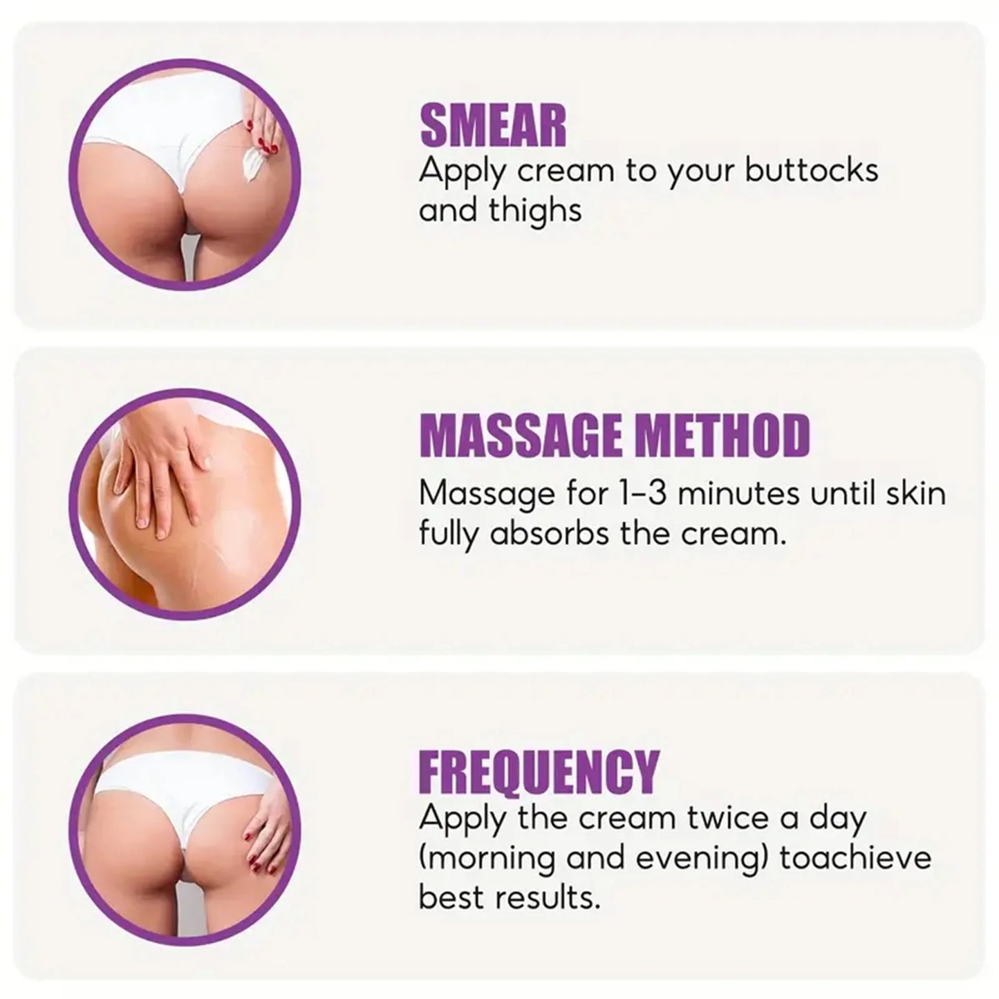 Hip & Body Cream – Glycerin, Vitamin C & Hyaluronic Acid Body Moisturizing Cream Peaceful Pleasures Health and Wellness
