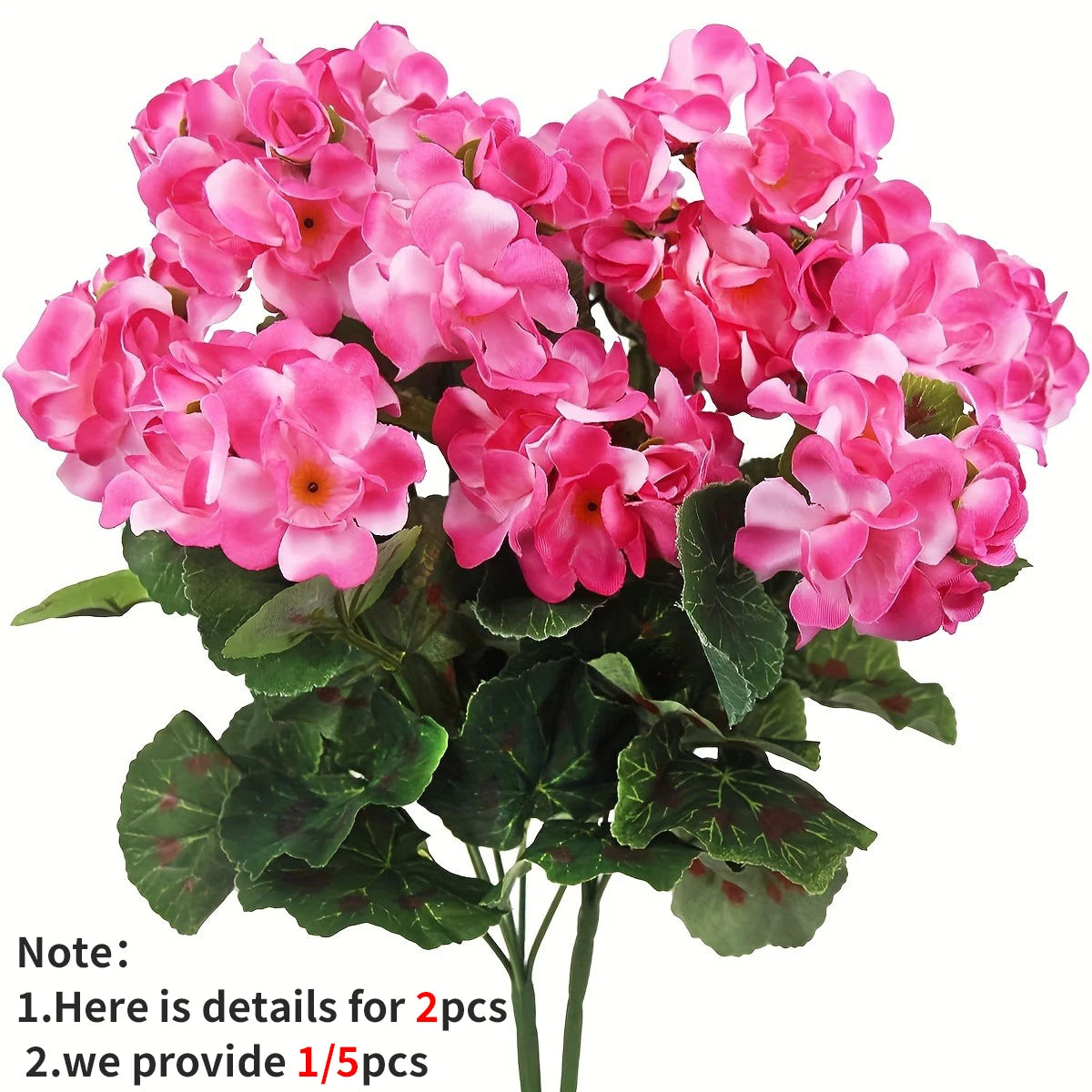Silk Begonia Artificial Flowers UV-Resistant – Wedding & Garden